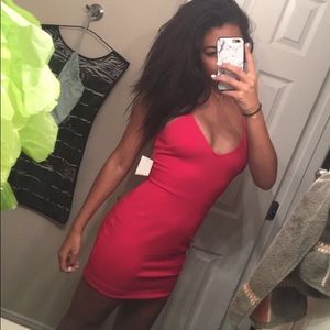 Red Dress w/ lace up back for Tobi